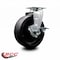 Service Caster 6 Inch Glass Filled Nylon Swivel Caster with Roller Bearing and Brake SCC SCC-20S620-GFNR-TLB - alternate 5